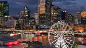 Wheel of Brisbane aerial shot 16X9