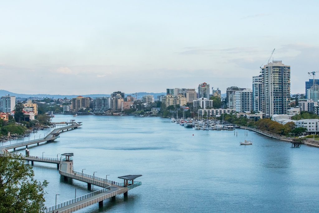 aerial photography of Queensland cityscape during daytime