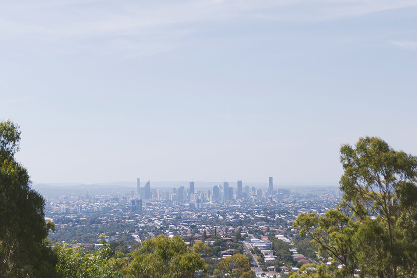 Brisbane from the Mount Gravatt lookout